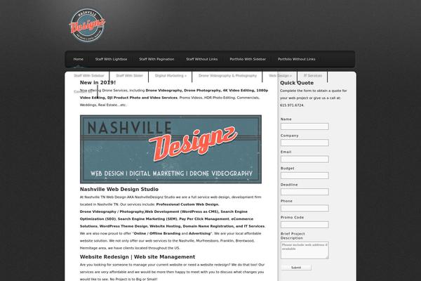 Polished theme site design template sample
