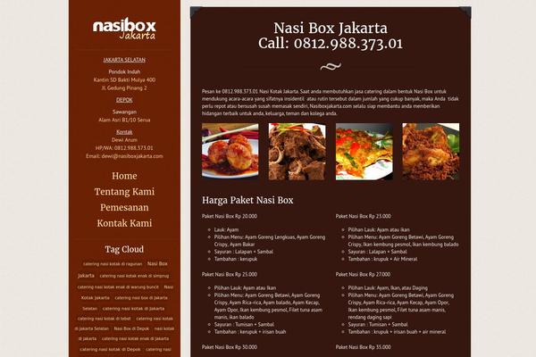 Eatery theme site design template sample