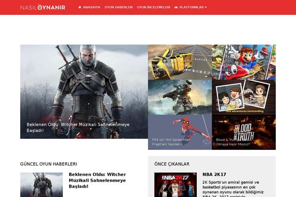 nasiloynanir.com site used Nasiloynanir-tema