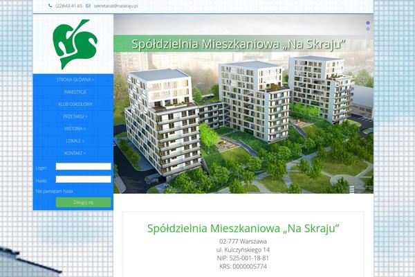 naskraju.pl site used The Bootstrap