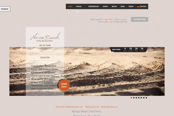 Feast theme site design template sample