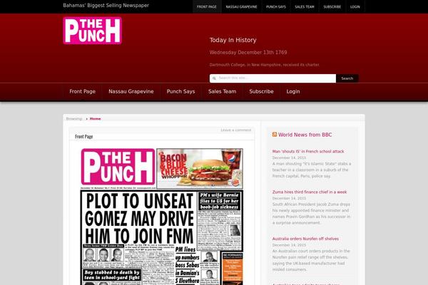Site using Homepages plugin
