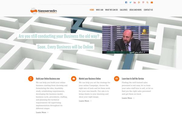 Madrid theme site design template sample