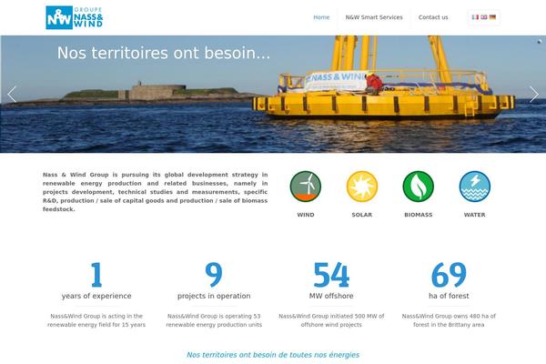 WP-Creativix theme site design template sample