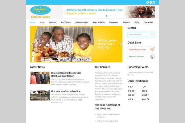 Welfare theme site design template sample