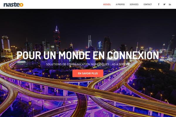 Corsa theme site design template sample