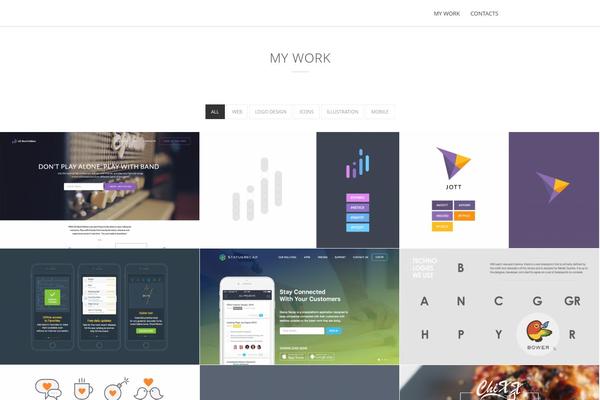 Oneup theme site design template sample