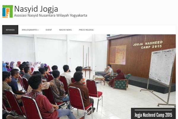 Acoustic theme site design template sample