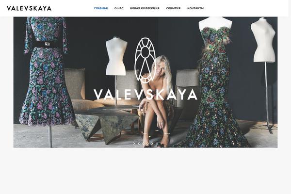 V theme site design template sample