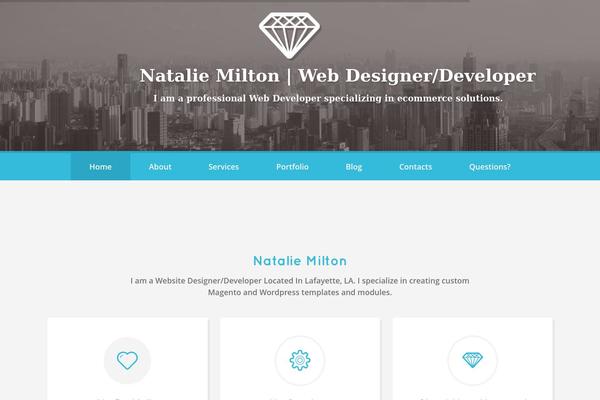 nataliemilton.com site used Justone
