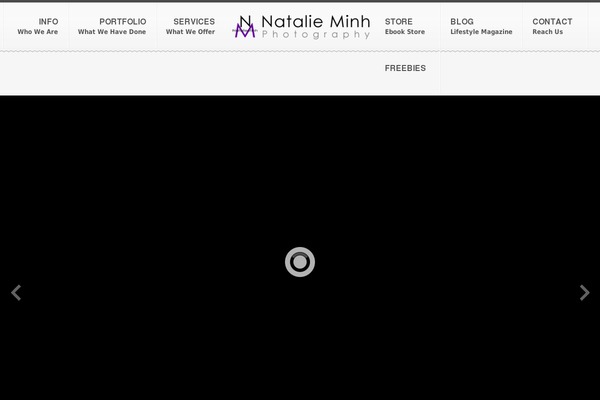 Grandphotography theme site design template sample