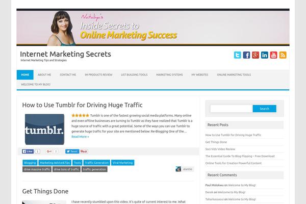 Iconic One Pro theme site design template sample