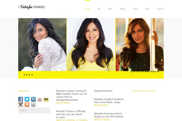 Edge theme site design template sample