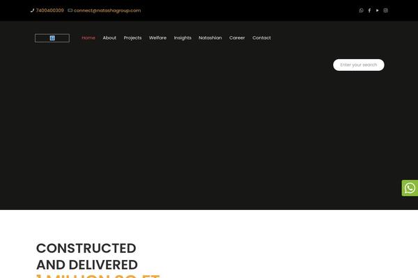 Site using Sticky-social-icons plugin