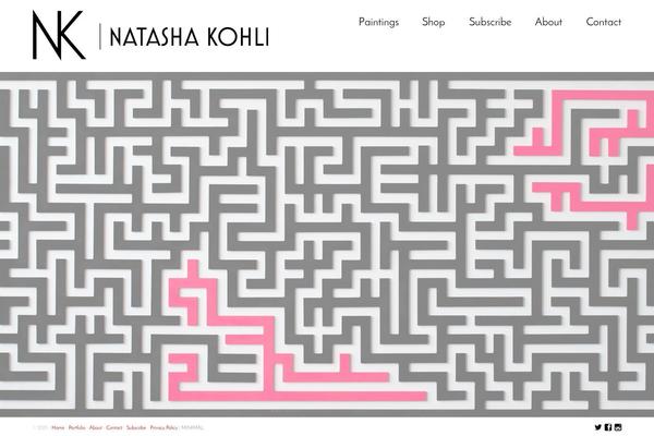 natashakohli.com site used Wright