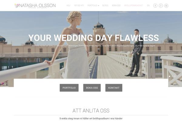 Onepage theme site design template sample