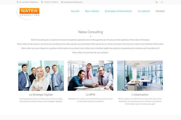 Xenia theme site design template sample