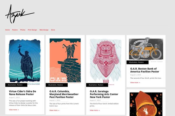 nateazark.com site used Gridly