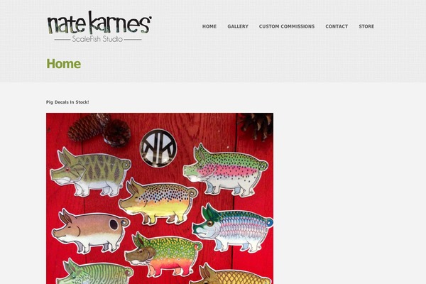 District theme site design template sample