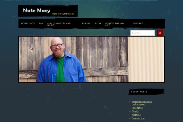 Backstage theme site design template sample