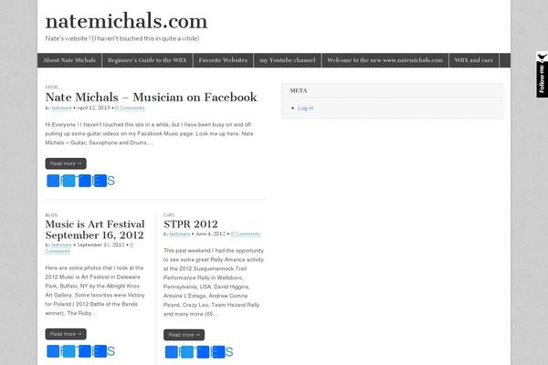 Site using Twitter Follow Me Box plugin
