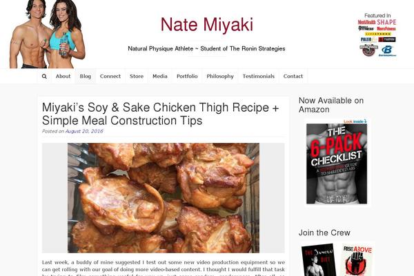 Coeur theme site design template sample