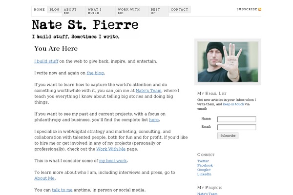 Minimalistique theme site design template sample