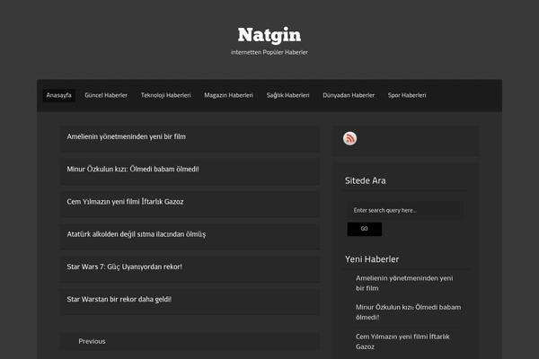 raven theme site design template sample