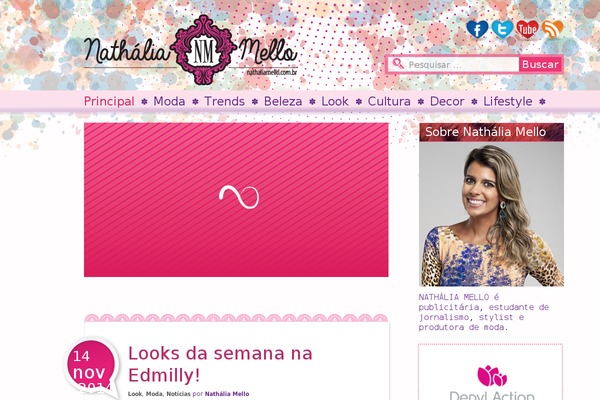nathaliamello.com.br site used Site