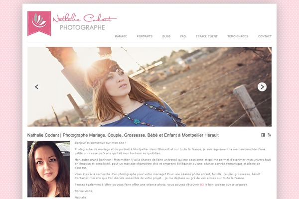 Rue theme site design template sample
