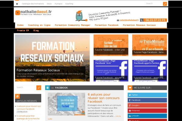 Spirit theme site design template sample
