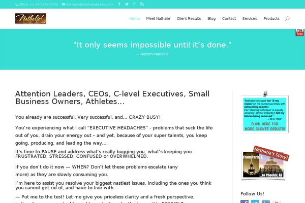 Parallax theme site design template sample