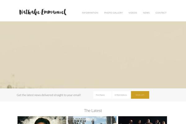 nathalieemmanuel.com site used Charming