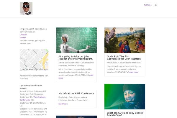 Divi theme site design template sample