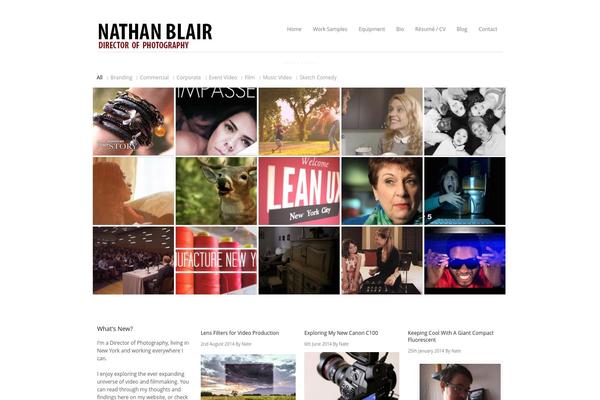 Aware theme site design template sample