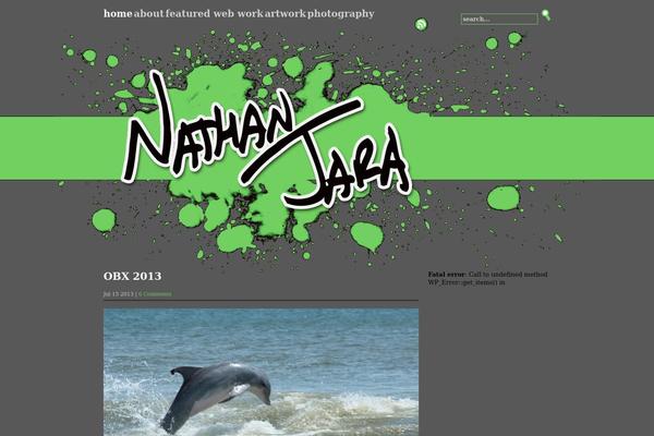 nathanjara.com site used Portfoliopress