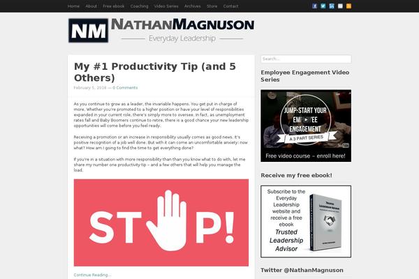 Standard theme site design template sample