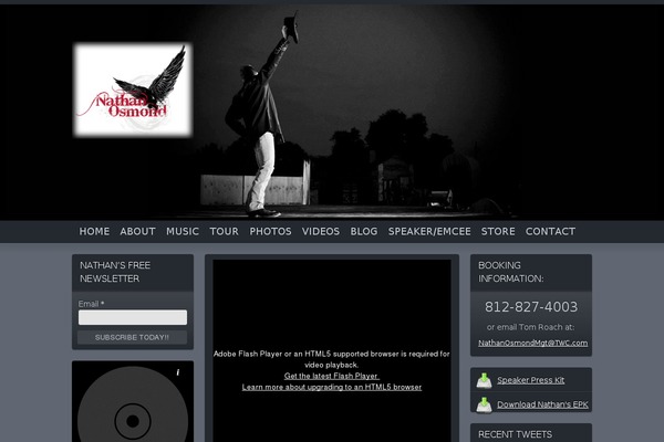 Soundcheck theme site design template sample