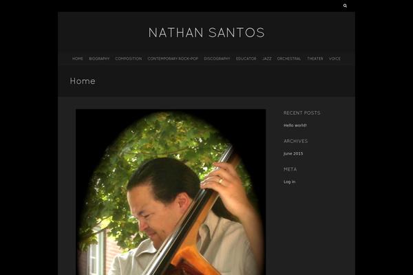 nathansantos.com site used Blackoot Lite