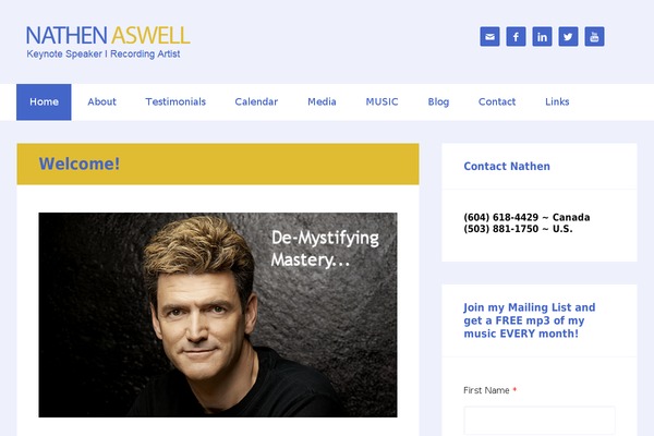 Site using Easy Testimonials plugin