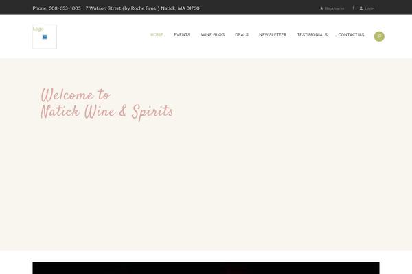 WineShop theme site design template sample