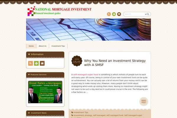 Chocolat theme site design template sample