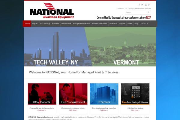 Nevia theme site design template sample