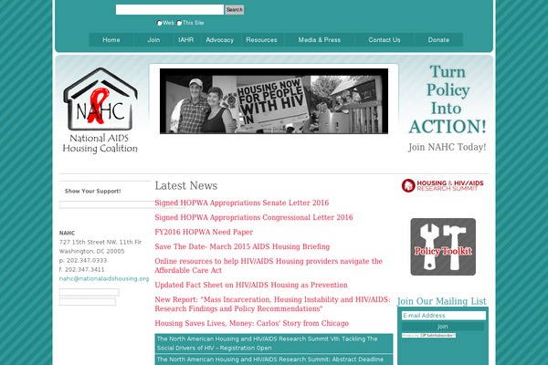 nationalaidshousing.org site used Nahc