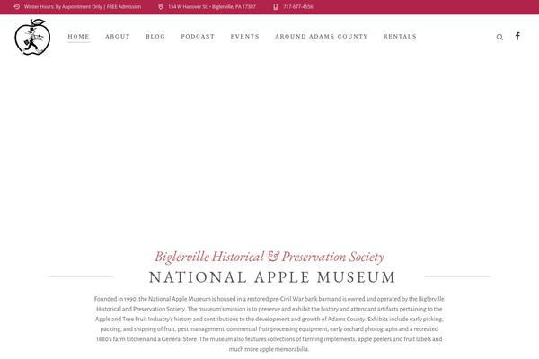 Musea theme site design template sample