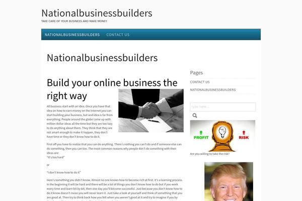my money theme site design template sample