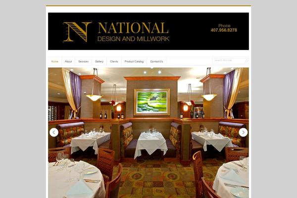 InterStellar theme site design template sample