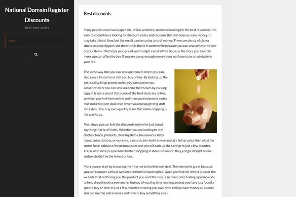 Annina theme site design template sample