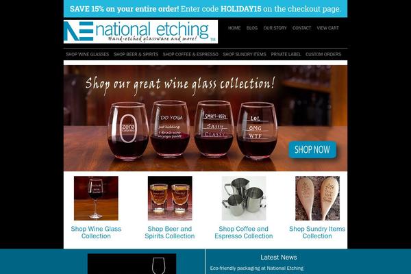 nationaletching.com site used Themeblocks