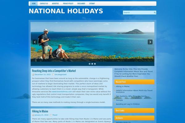 Travely theme websites examples